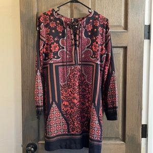 Abercrombie Mixed Print Shift Dress